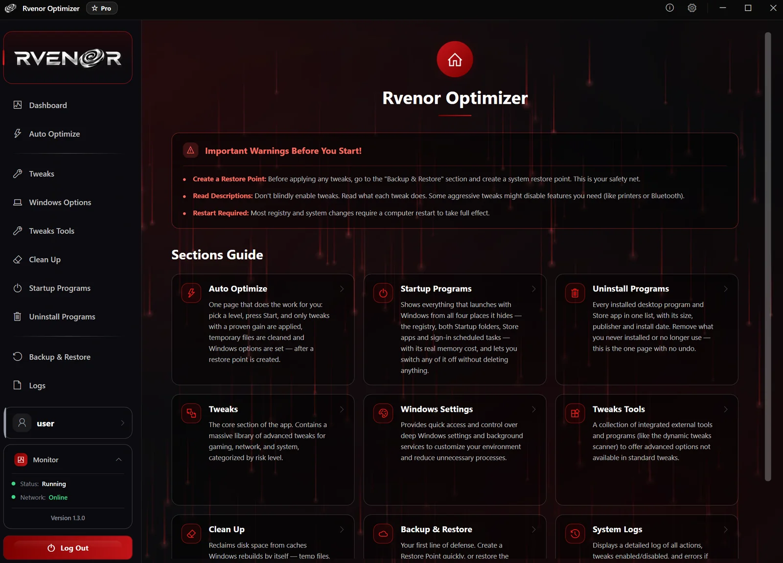 Rvenor Optimizer